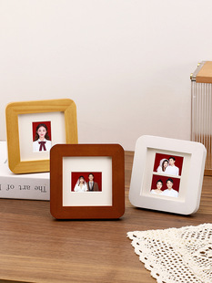 Marriage Certificate Photo Frame Display 2inch Couple's Anniversary Gift Wedding Dress Photo Customization into Ornaments
