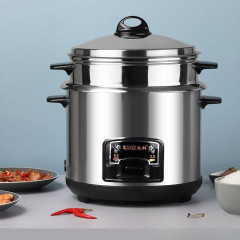 304ステンレス炊飯器3-4人用炊飯器5-8人用古い大容量2l煮粥スープ