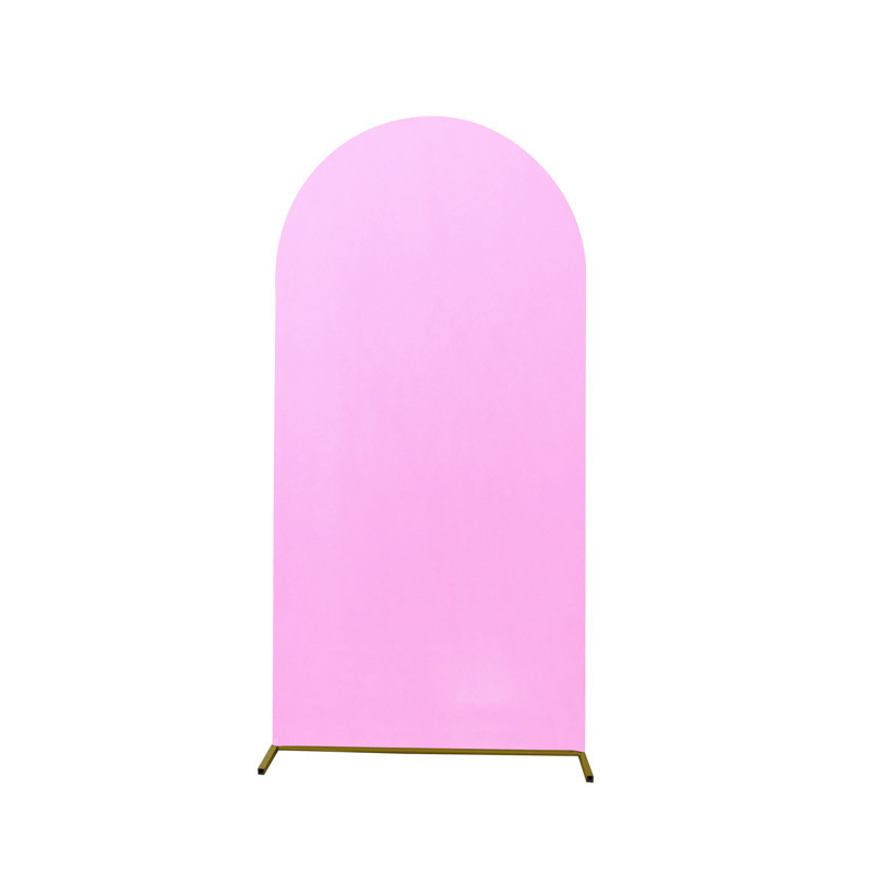 Tela de fondo de boda de arco grande Tela de fondo de fiesta de cumpleaños de alta elasticidad Tela de fotografía Tela de fondo semicircular Tela Puerta de arte