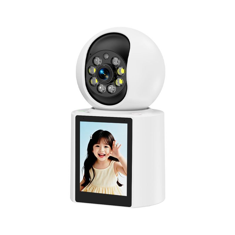 WIFI con pantalla de monitoreo 2 millones de cámaras intercomunicables visibles Llamadas de video bidireccionales Llamadas inteligentes AI