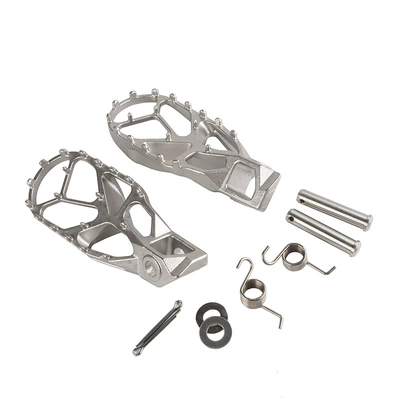 Applicable to 24 KTM EXC/Huswana/Kvis K16 Constant Ship Z300 Stainless Steel Front Pedal Pedal (Motorcycle pedals) - 1-pair-of-left-and-right-pedals