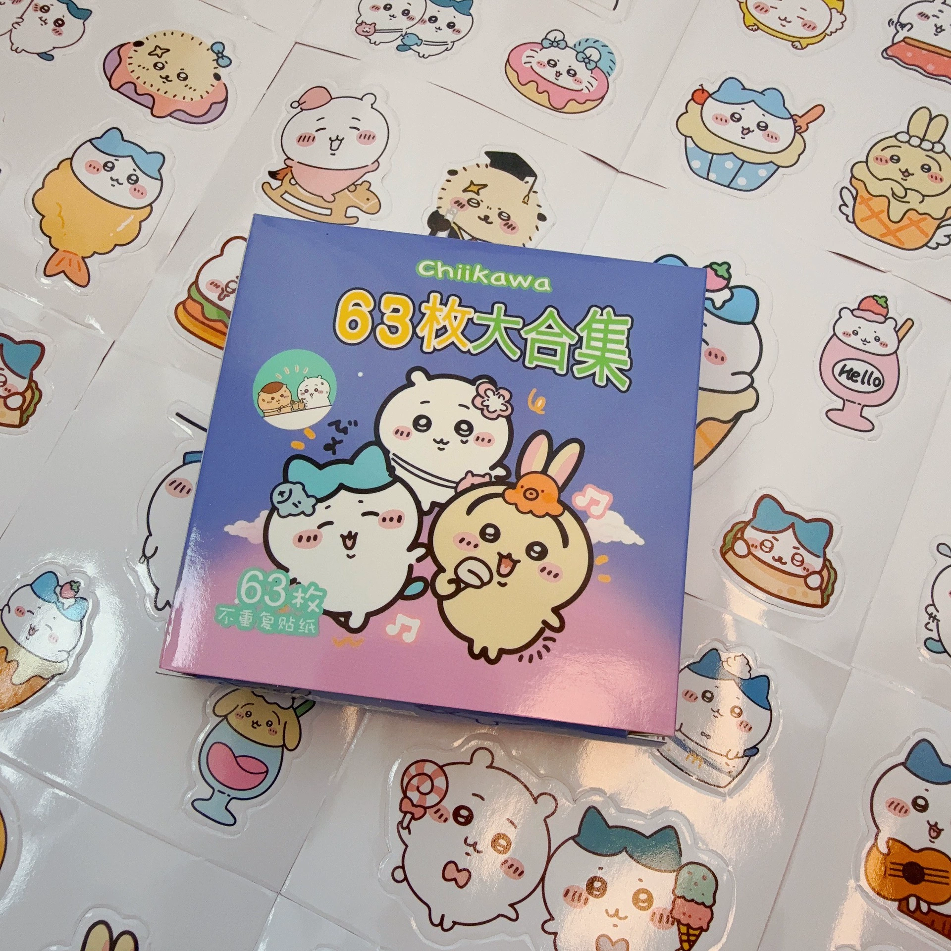 Стикер Sanrio водонепроницаемый резервуар Lomi Hello Kitty кот детские наклейки большие уши пудинг собака масло медведь