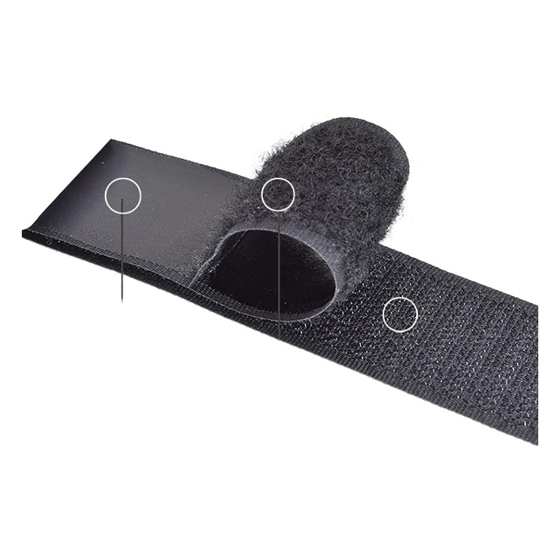 Xingtiansheng velcro adhesivo de doble cara cinta adhesiva fuerte nylon auto-adhesivo madre hebilla velcro fábrica al por mayor