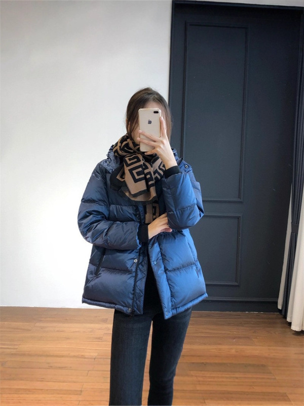 Counter Color 90 White Goose down Jacket Three-Proof Warm Slim Hooded Short down Jacket 2025 Winter New Style G102313 Counter Color 90 White Goose down Jacket Three-Proof Warm Slim Hooded Short down Jacket 2025 Winter New Style G102313