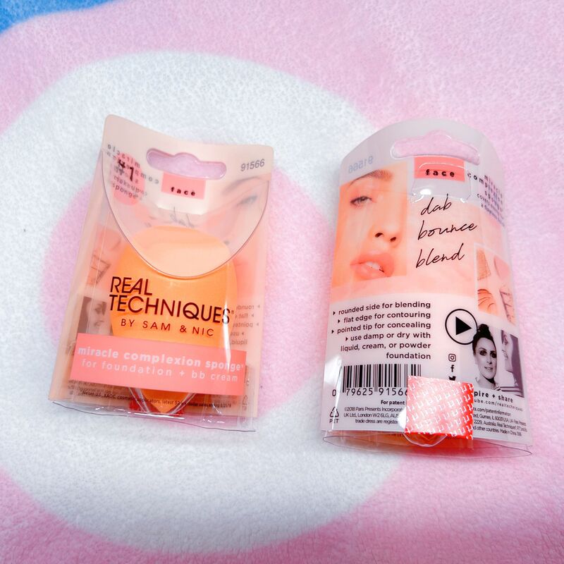 RTビューティーエッグはとても柔らかく、食べにくい、小さなオレンジパフ、リアルテクニック、ウェット＆ドライファンデーションメイクアップ専用|undefined