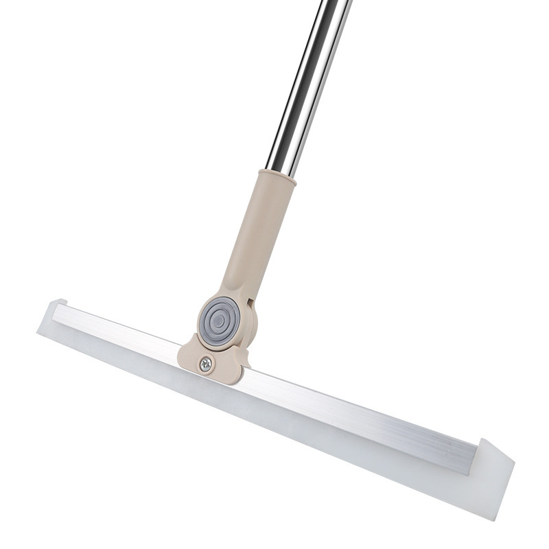 Rubber scraper household retractable floor wiper bathroom bathroom wiper mop stainless steel rod glass scraper