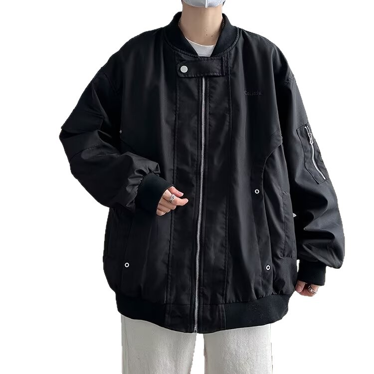 Komplettes Pilotenjacken-Outfit für Herren, stylisches Jacken-Outfit für Herren_voghion.com