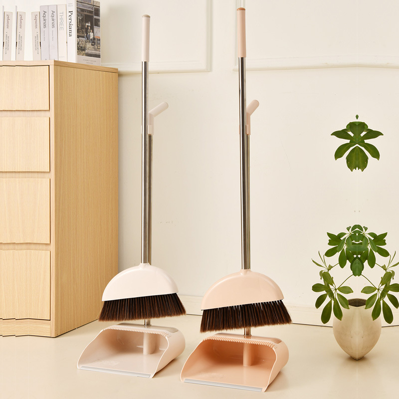 Manufacturer's New Plastic Set Sweeping Set Combination Household Cleaning Broom Long Handle Cleaning Brush Floor Soft Bristles