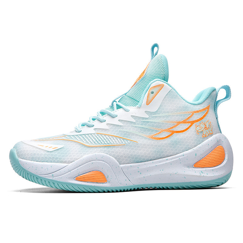2024 zapatos de baloncesto transfronterizos de tamaño grande zapatos de hombre zapatos deportivos antideslizantes transpirables zapatos de entrenamiento de combate para estudiantes de secundaria juveniles
