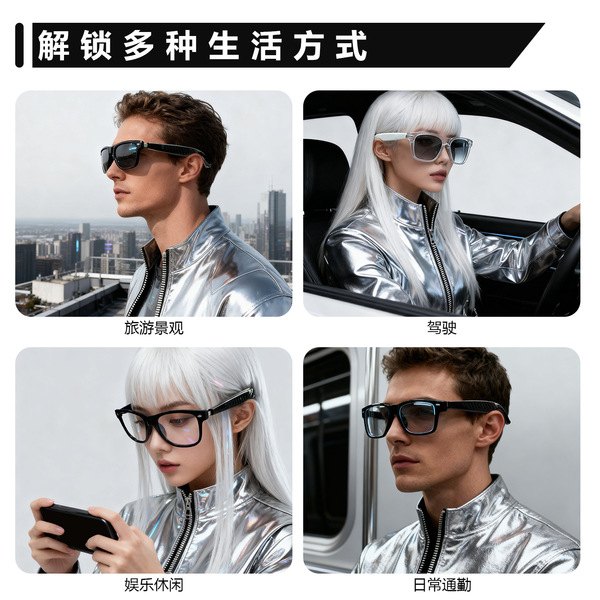 F60 new AI translation Bluetooth glasses