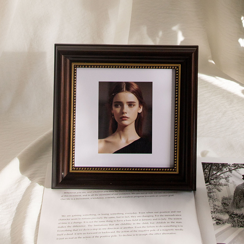 Europe and the United States retro classic resin photo frame square 567810 inch photo frame commemorative photo frame manufacturers wholesale large quantity discount