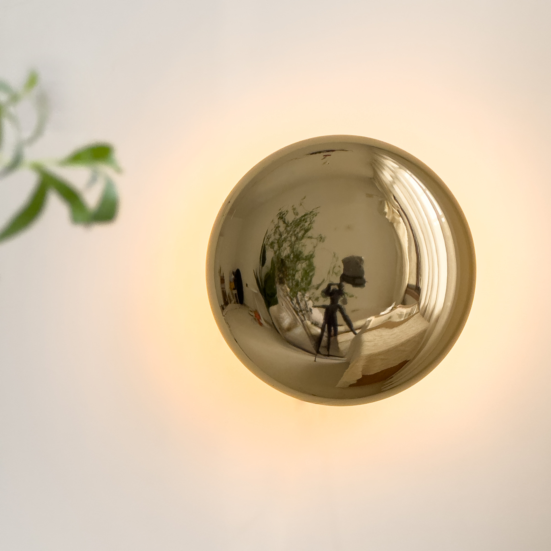 Ancient Bauhaus Modern Minimalist Gold Round Disk Wall Lamp Danish Designer Bedside Corridor Hallway Decor Lamp