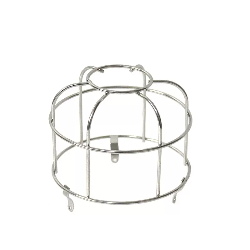 厂家焊接防护灯具配件铁线工艺灯罩 照明灯防护灯罩 铁丝防护灯罩