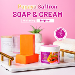 Disaar cross-border body lotion saffron combination body care set cleansing soap moisturizing body lotion wholesale