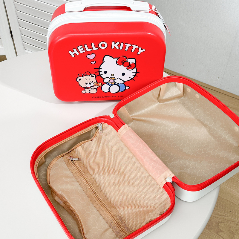 サンリオ正規品 ハローキティ スーツケース 化粧品収納ボックス 大容量 スーツケース ポータブル かわいい 学生 かわいい|undefined