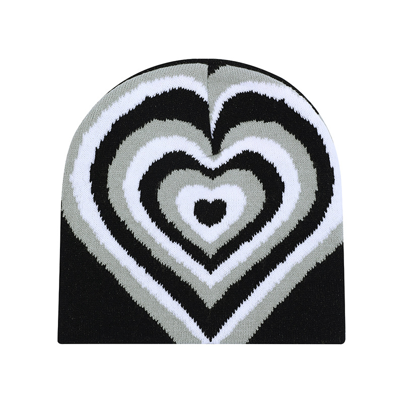 Women's Simple Style Heart Shape Eaveless Wool Cap display picture 5