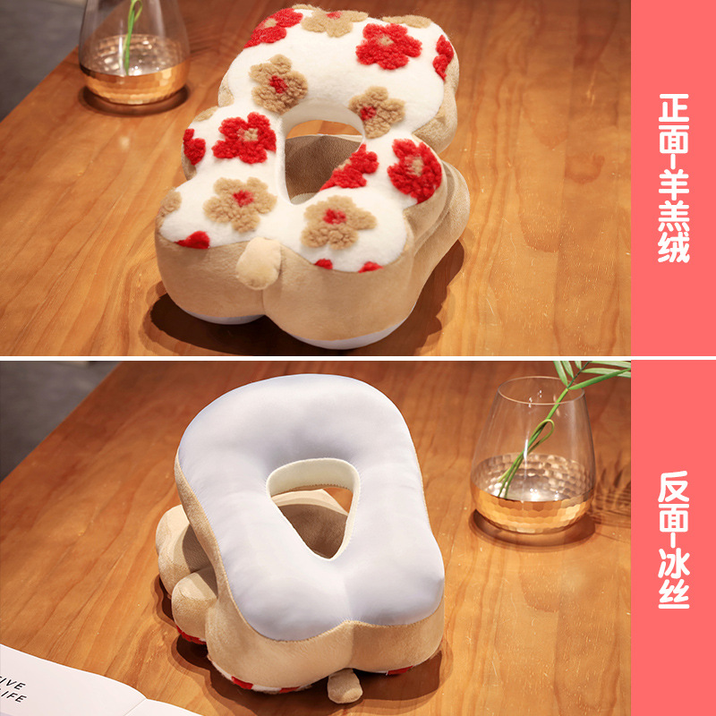 붉은 꽃 [낮잠베개] 30*25*20CM