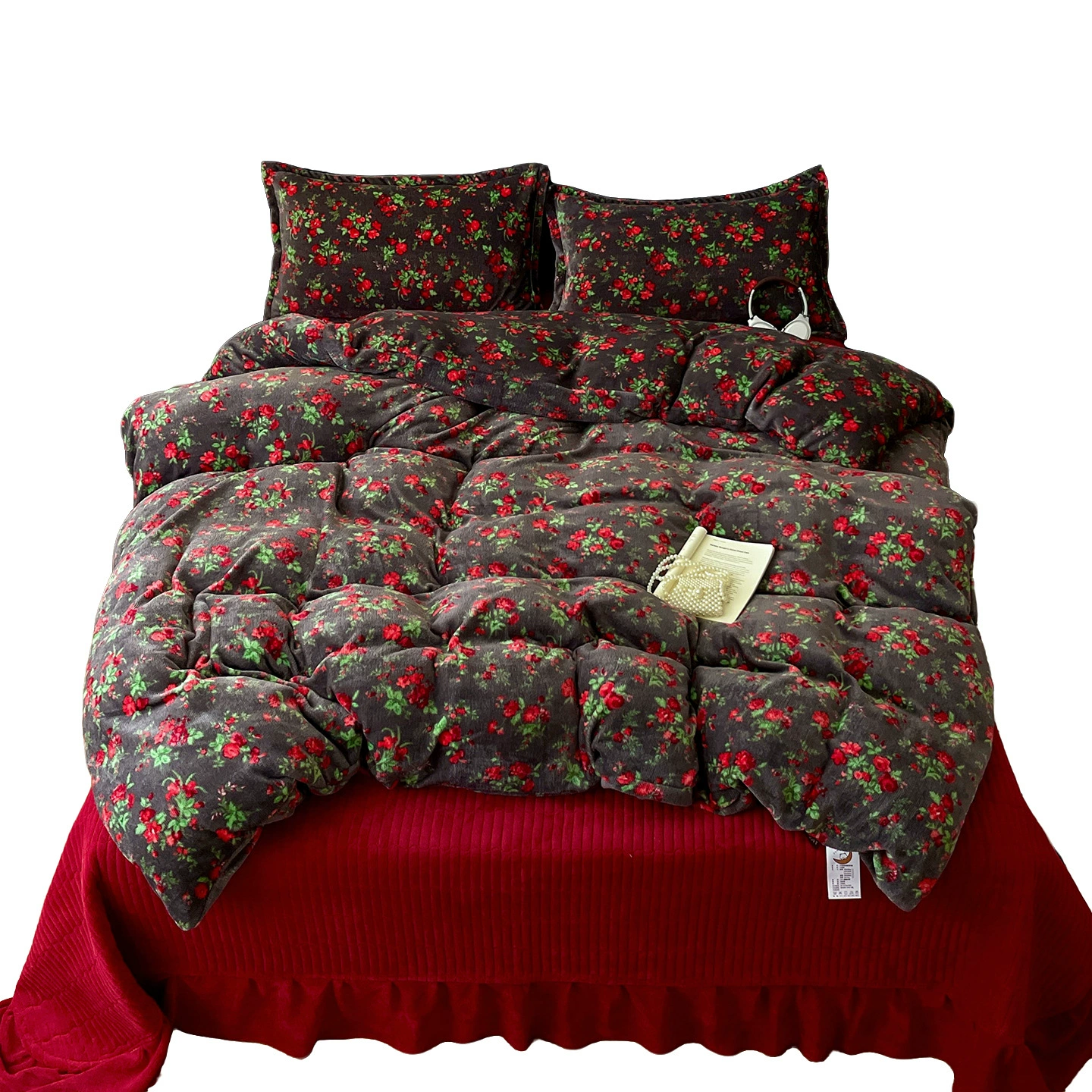 Warm set, sheet, duvet cover, bedspread, 4 piece set