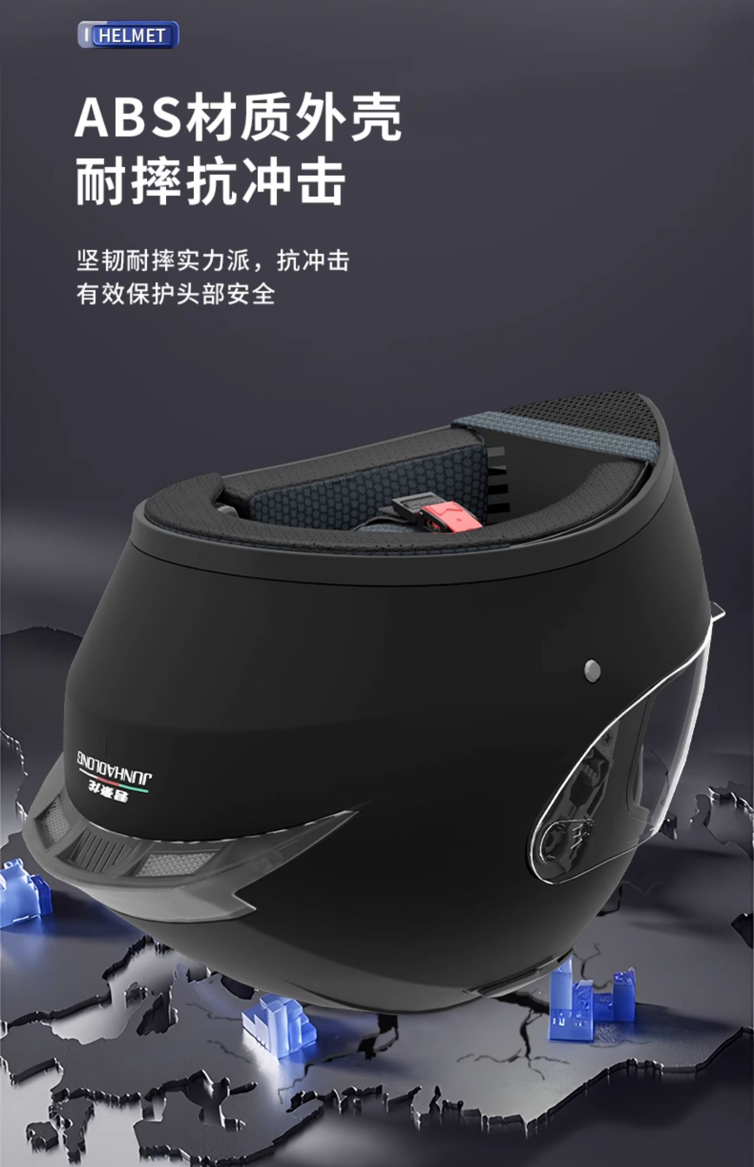 3C Certified Full Face Winter Warm Motorcycle Helmet