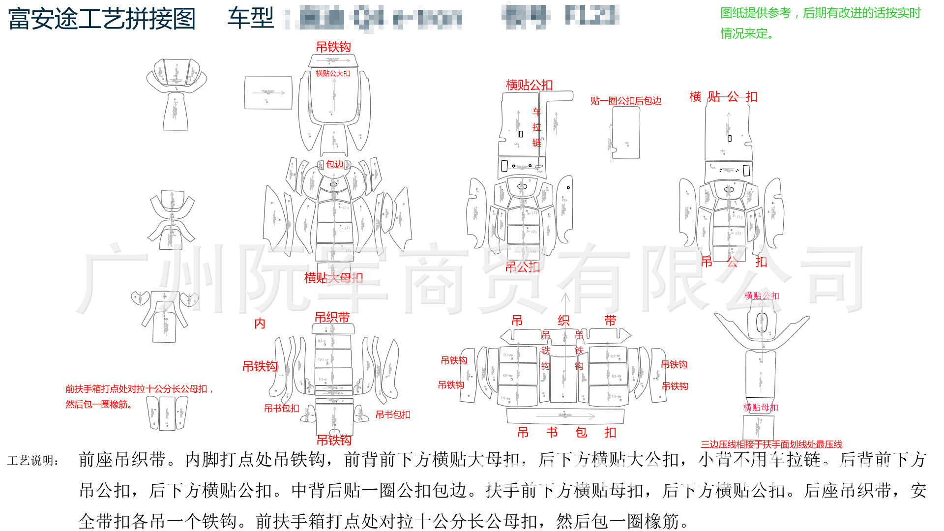奥迪Q4 e-tron 工艺拼接图