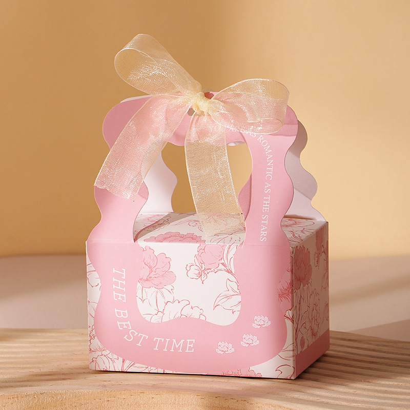 Elegant pink + champagne gauze ribbon