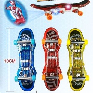 Decompression Skateboard Toy Tabletop Game with Light Red Projector Children's Net Finger