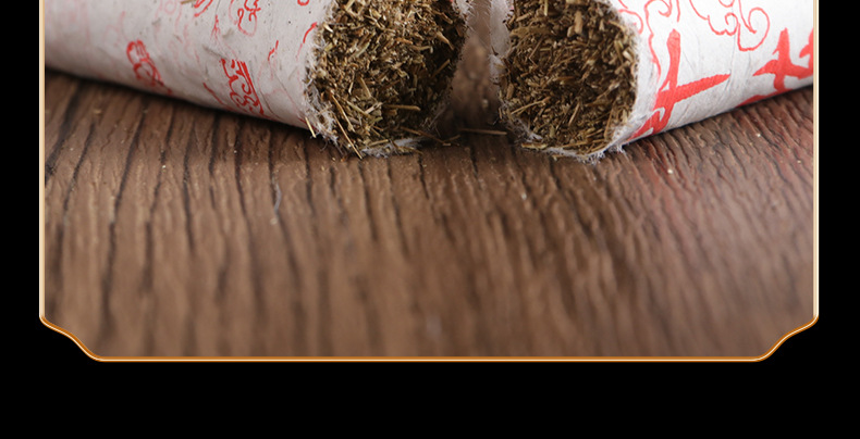 15-Year Aged Moxa Sticks Ai Tiao 艾条 Moxibustion Rolls 1.8×20cm 10 Pack for Home Warming Therapy in use
