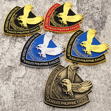 跨境专供金属车标 老鹰图腾金属车身贴 高档合金菲律宾老鹰中网标