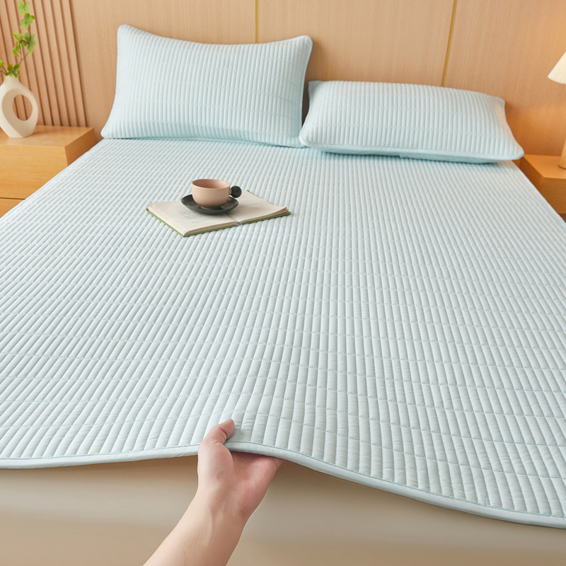 Colchón de cama de dormitorio doméstico impermeable delgado colchón antideslizante cojín protector de cama cojín antideslizante edredón de dormitorio de estudiantes