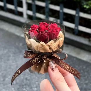 Car Aromatherapy Air Conditioning Air Outlet Decoration Creative Immortal Bouquet Car Perfume Decoration Fragrance Rose