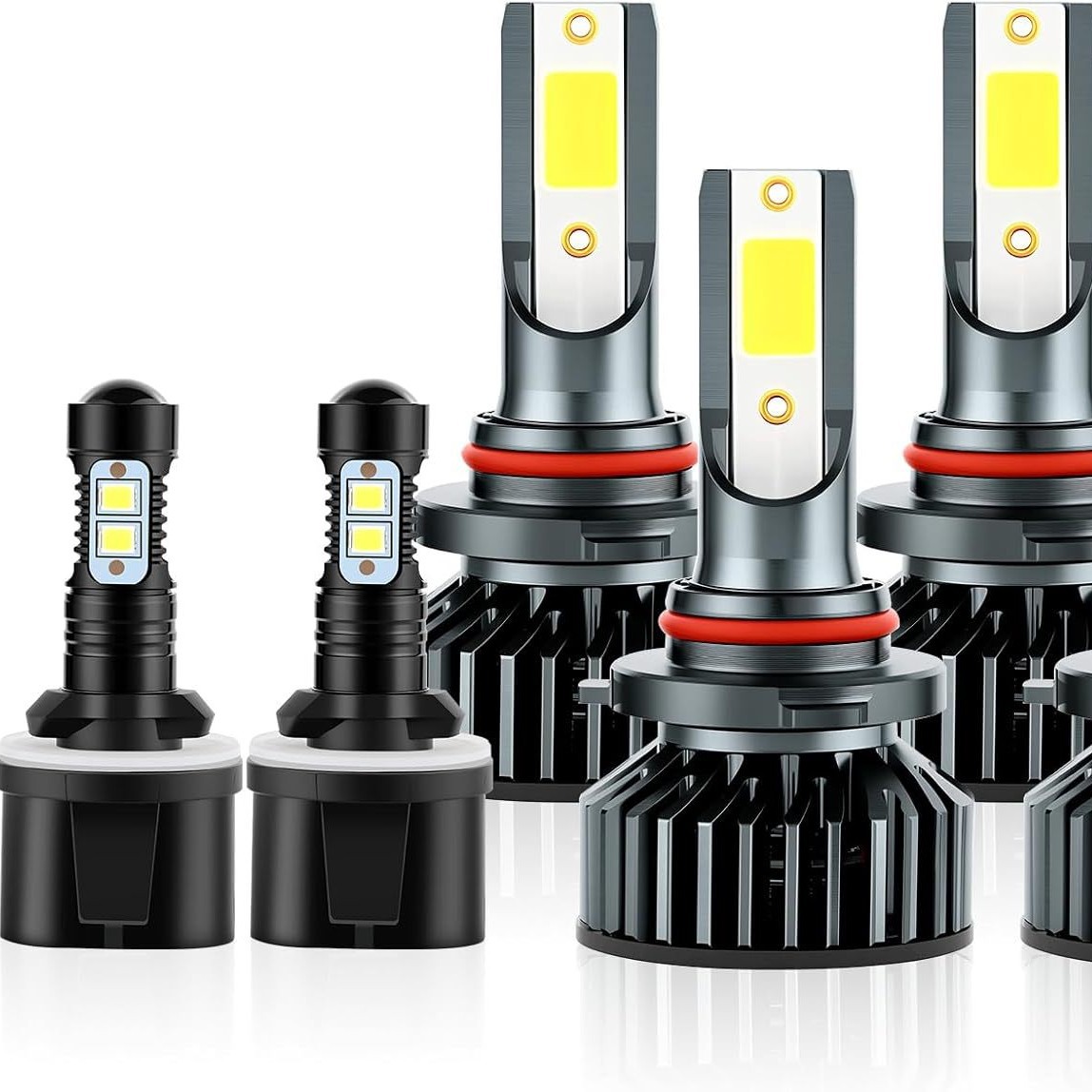 9005 9006 880 faro de automóvil LED conjunto de lámparas de niebla de alta potencia faro de automóvil combinación de lámparas de niebla image 1