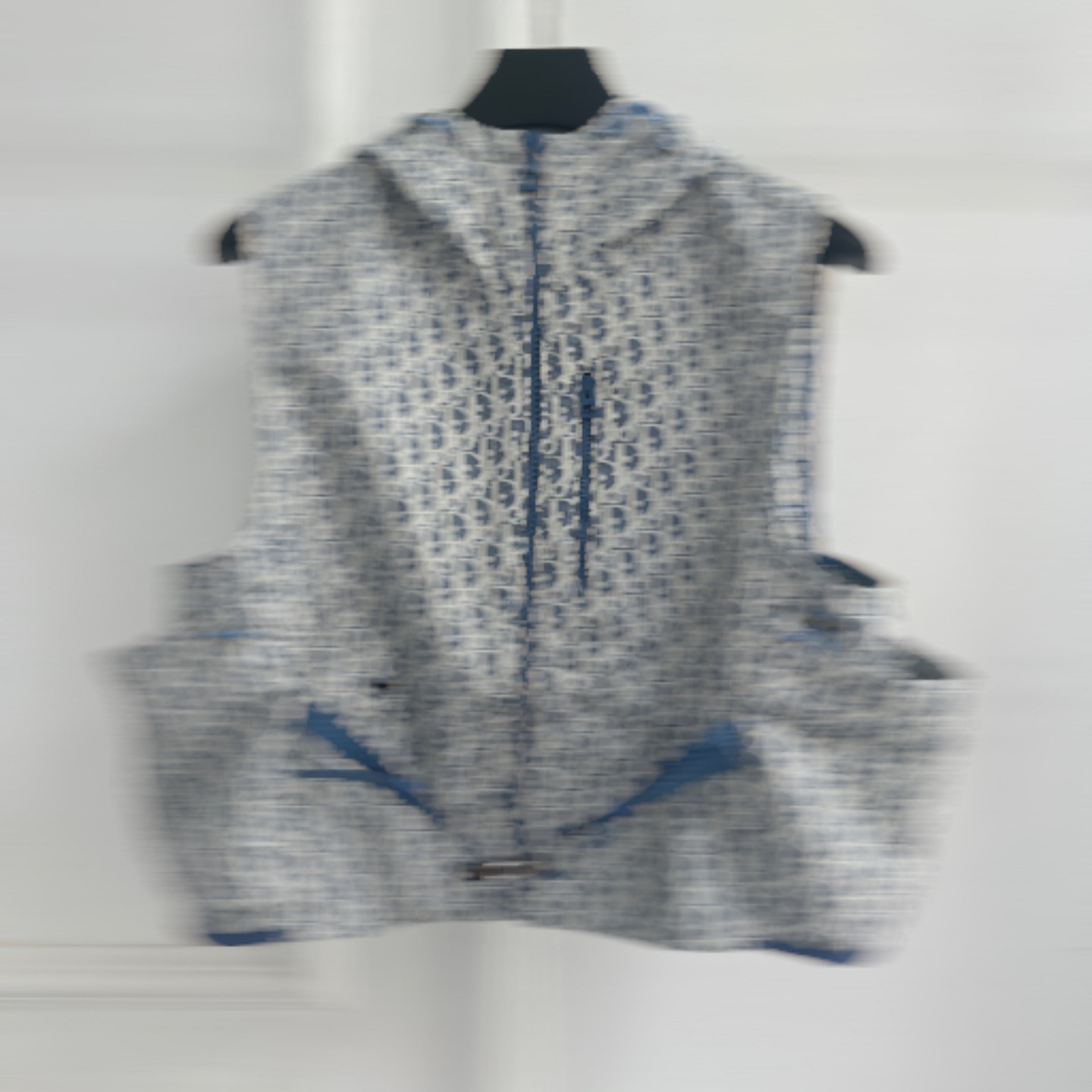 25 Years New Summer Casual Fashion All-Over Jacquard Letter Logo Women's Hooded Vest Top