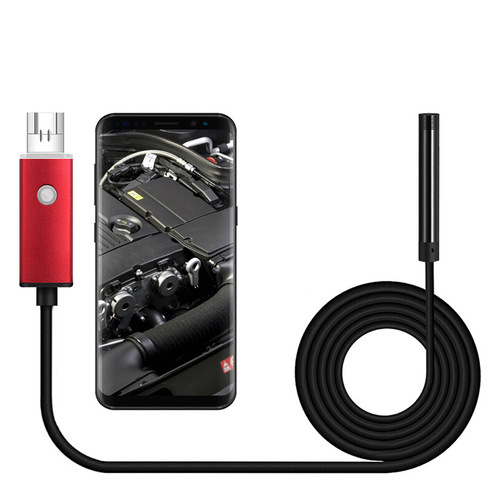 High-definition Android phone and computer two-in-one 5.5mm 7mm air conditioner detection industrial endoscope pipeline auto repair waterproof