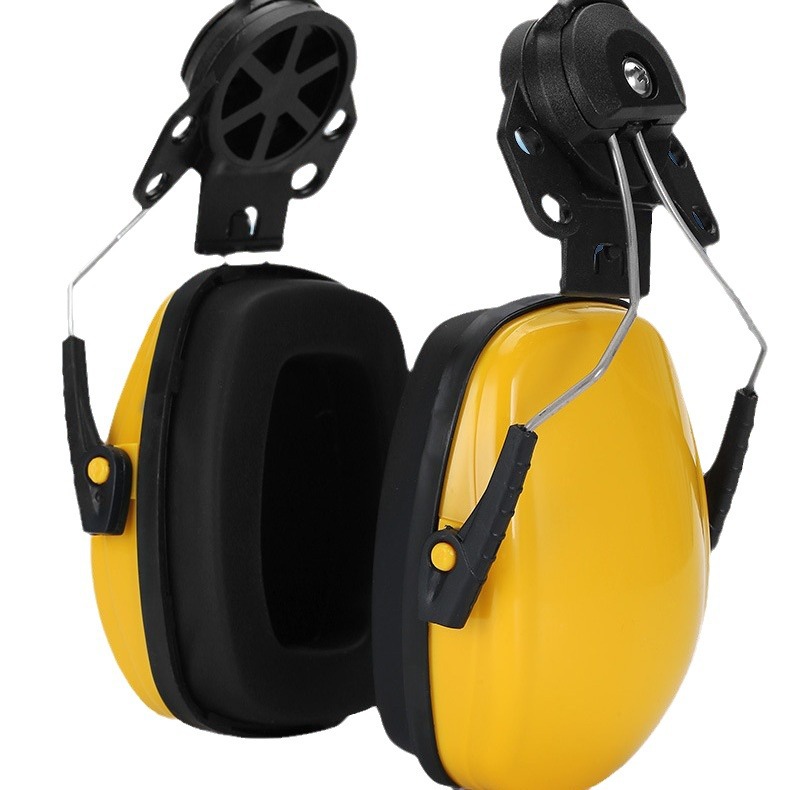 Orejeras de Protección para Casco en Plástico ABS, Reducción de Ruido, para Trabajo Industrial y Construcción