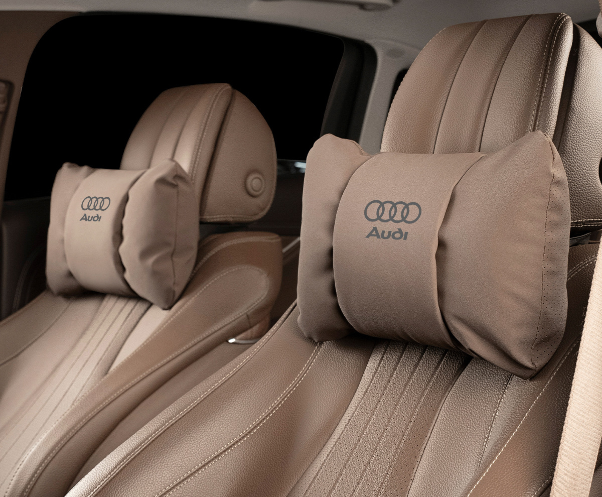 Suitable for Audi Headrest, Lumbar Support, and Neck Pillow A3/A4L/A5/A6L/Q3/Q5/Q7 Car-Specific Seat Accessories