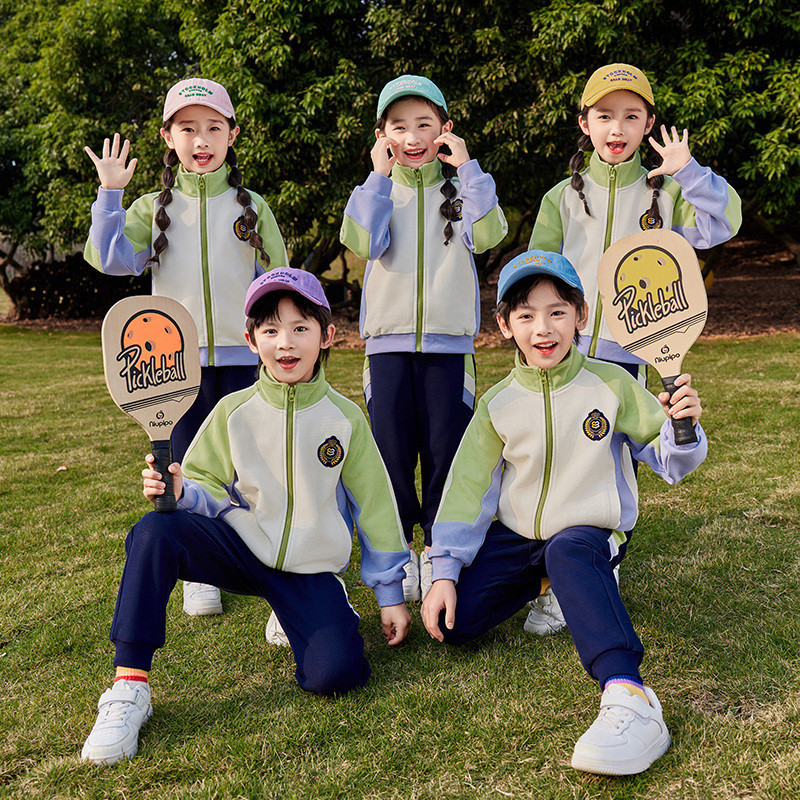 幼兒園園服春秋裝兒童運動班服四件套夏季中小學生男女童校服套裝