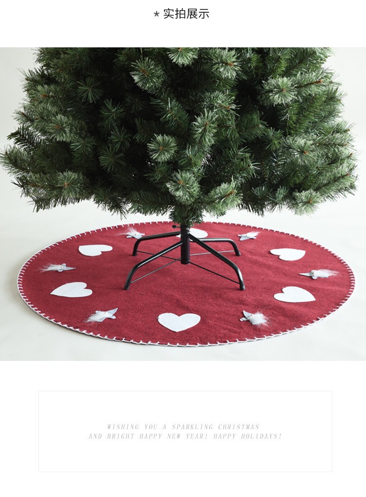 NUCHI Wollfilz Bart Alter Mann - Weihnachtsbaummatte Sockel Dekoration Schürze Rock_voghion.com