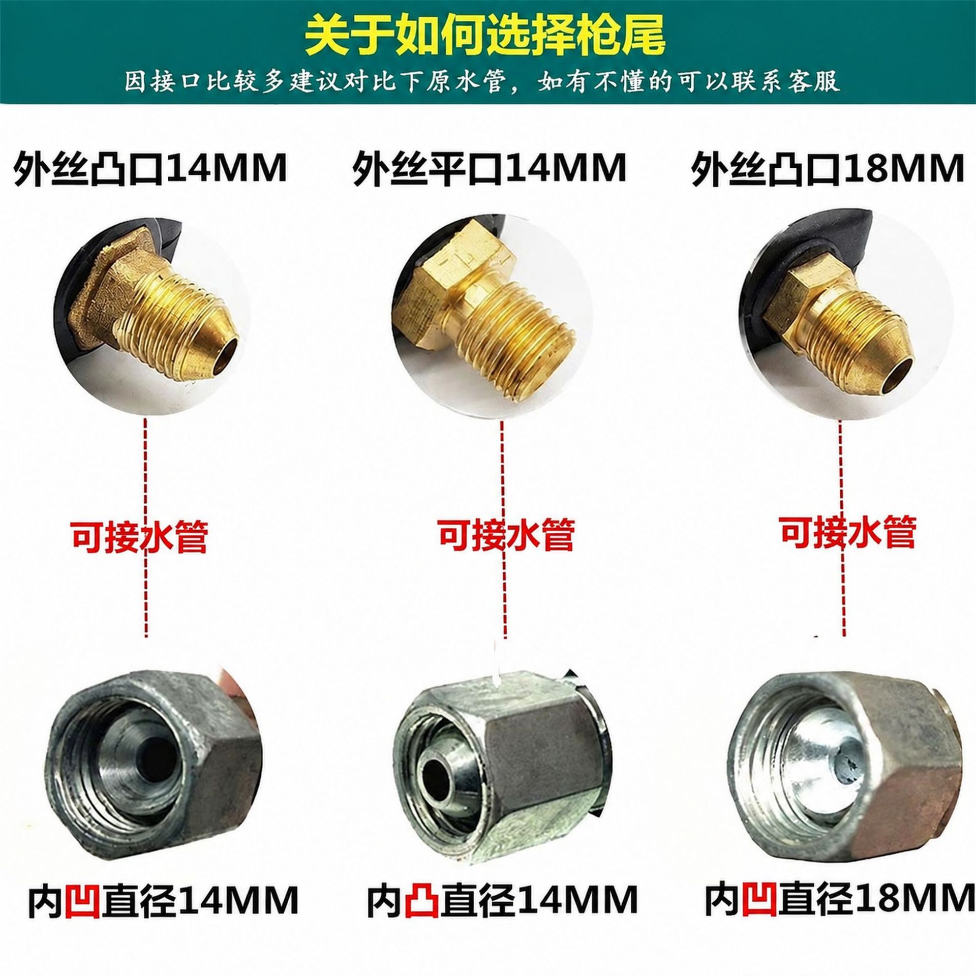 Foaming nozzle, high-pressure washer, car wash water gun, commercial car wash liquid wax nozzle, foaming device, fan-shaped set
