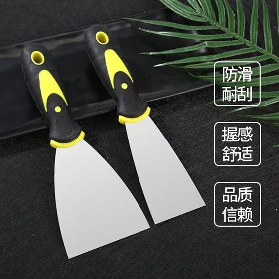 Manufacturer Wholesale Putty Knife Household Cleaning Shovel Stainless Steel Industrial Tile Plastering Putty Knife Hardware Tools
