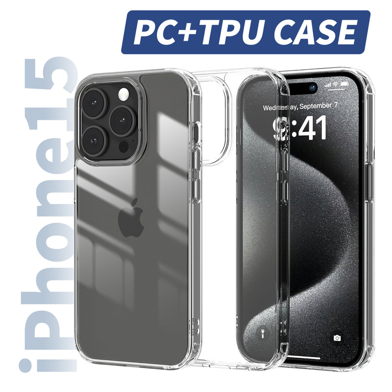 Suitable for Iphone17 Mobile Phone Case Customized Apple 16 Anti-Fall Hard Shell Tpu + Pc Apple 13 Export New Product Best-Selling