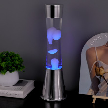 跨境新款变色灯光小蛮腰16寸腊灯低压带开关室内装饰熔岩灯蜡灯