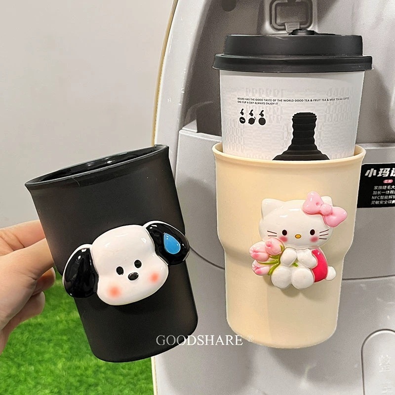 電気自動車ウォーターカップホルダー、パンチフリー、ぶら下げ式、手ぶれ防止、かわいい漫画クレヨンしんちゃんバッテリーカーカップホルダー収納アーティファクト|undefined
