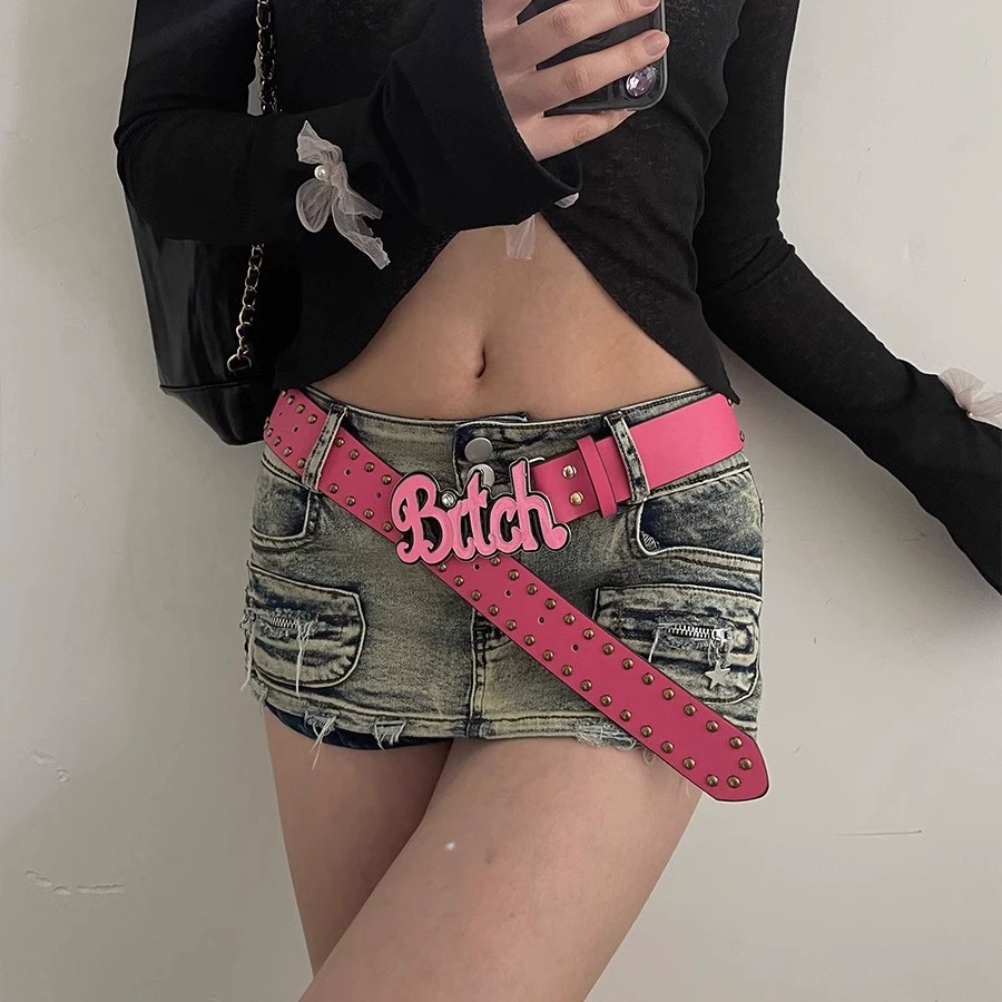 Универсальный ремень бренда Fuchsia с буквами, 2 карата, европейский стиль