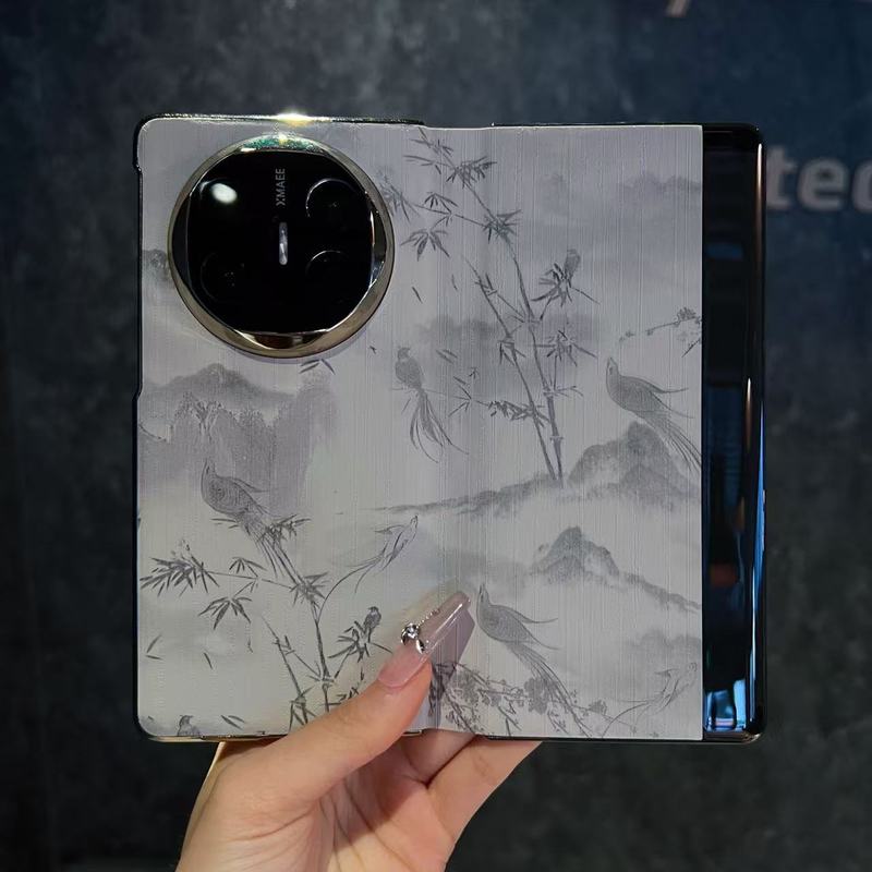 山と水の美しいHuawei matex6携帯電話ケース、新しい折りたたみリストバンド回転スタンドx5コレクションバージョン落下防止に適しています。|undefined