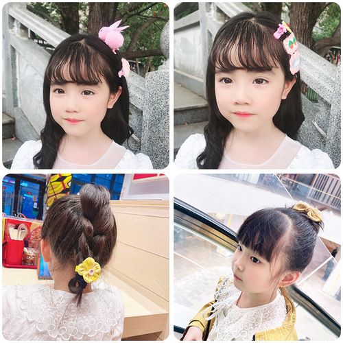 Children's hair clip set summer cute princess little girl hair clip girl hair accessories internet celebrity baby head flower girl hair accessories