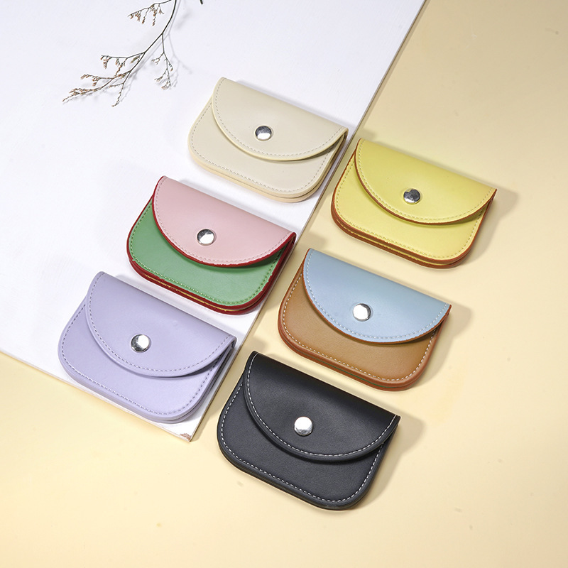 Ins South Korea New Niche Designer High-value Card Bag Small Fresh Coin Purse Coin Bag Short Small Wallet