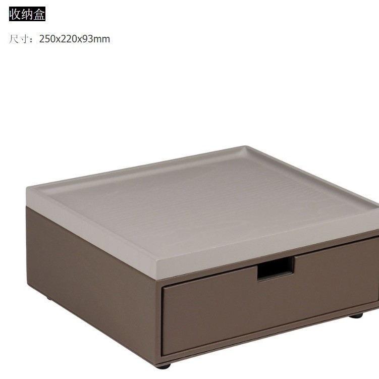 Hotel cinco estrellas cuero guía de servicio de impresión de logotipo caja de toallas bandeja cubierta de control remoto papelera de papelera