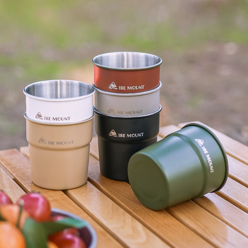Outdoor 304 Stainless Steel Swallow Cup Camping Beer Cup Coffee Cup Stepped Cup Water Cup Beverage Cup Wholesale