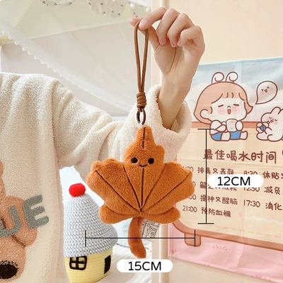 Leaf Doll, Home Sofa – Oyuncaq yastıqlar - brown-maple-leaf-pendant-1512cm-004kg-as-shown-in-the-picture