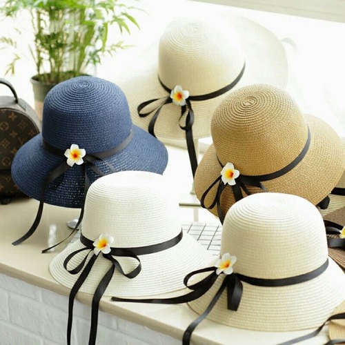 Korean women's summer hats for girls, parent-child fishing hats, beach parent-child bowl hats, sunshade cool hats, sun protection hats